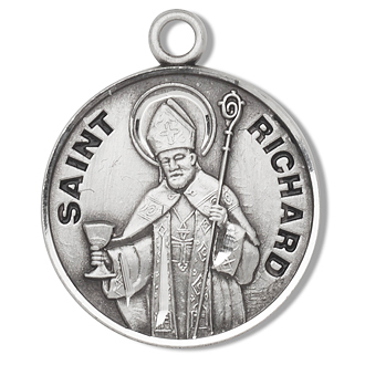 St. Richard Medal - Sterling Silver - On 20