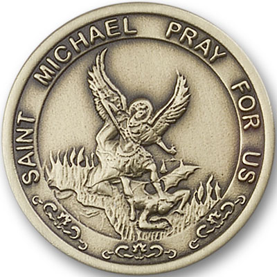 St. Michael Visor Clip - Gold Finish (0201VG)