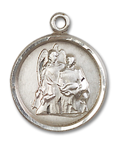 St. Raphael Medal - Sterling Silver 5/8