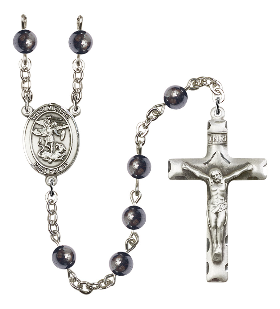 St. Michael Rosary - 7 Bead Options (8076SS)