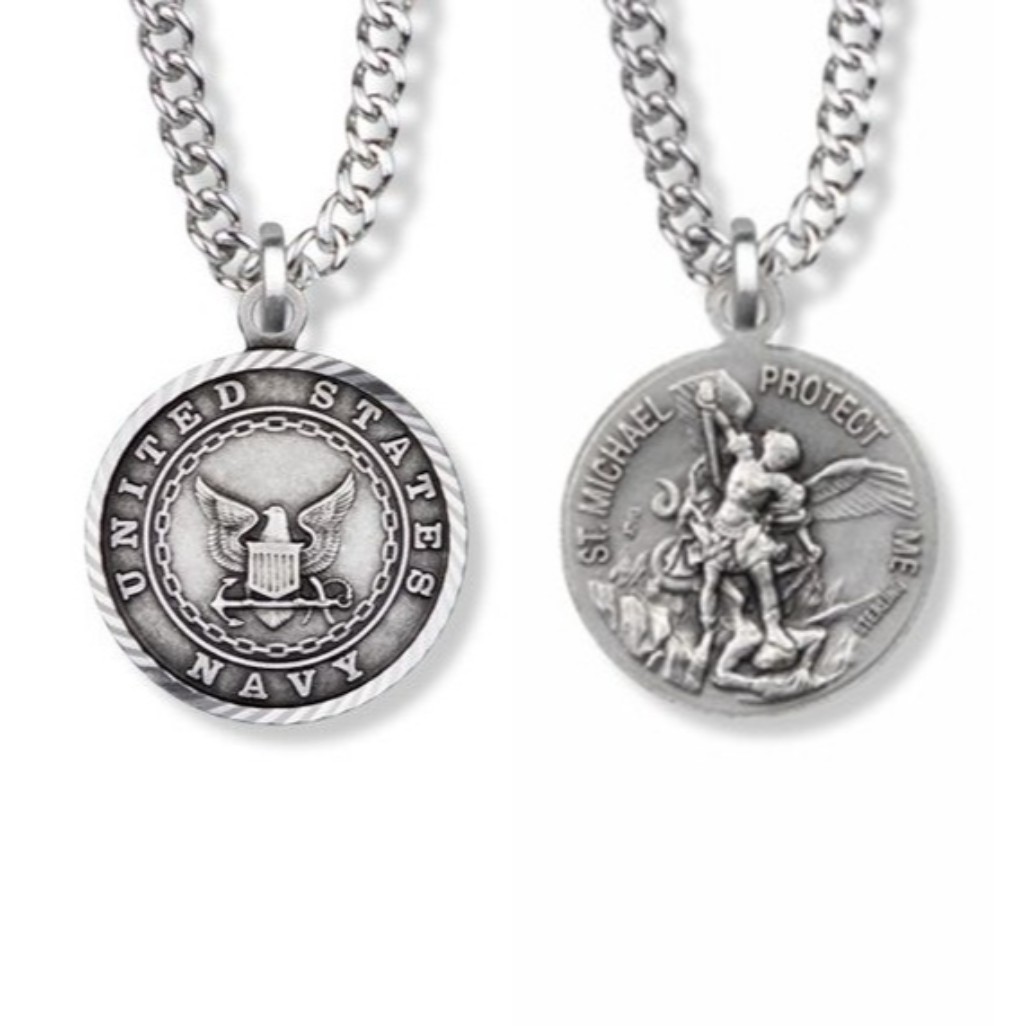 st-michael-navy-necklace-small