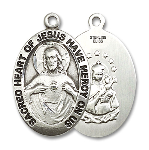 Scapular Medal - Sterling Silver 1
