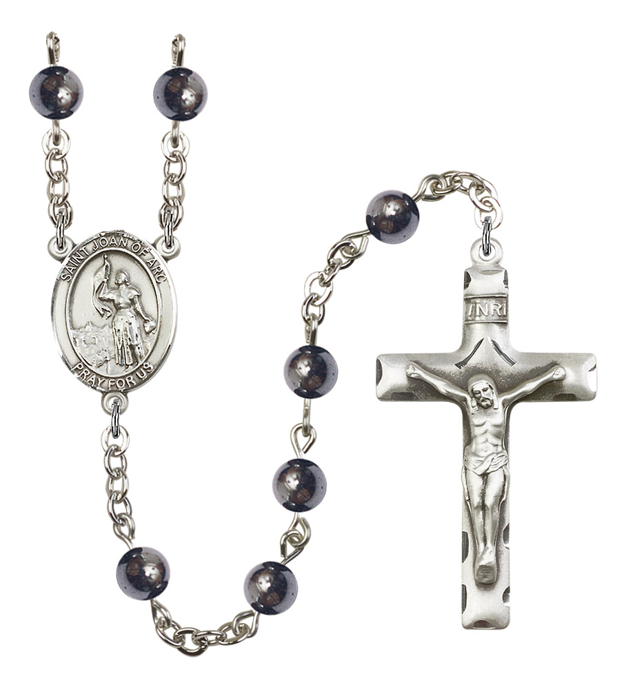 St. Joan of Arc Rosary - 7 Bead Options (8053SS)